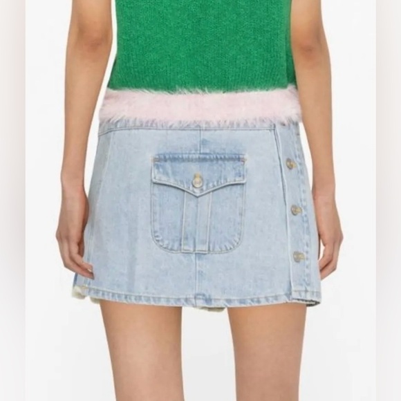 Andersson Bell pleated wrap denim skirt. Size 27. Excellent condition! - Picture 4 of 4